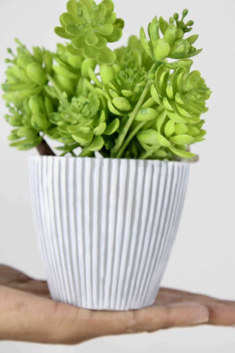 Classic Ceramic Planter — 3.5" Dia × 4" Height — Primary View