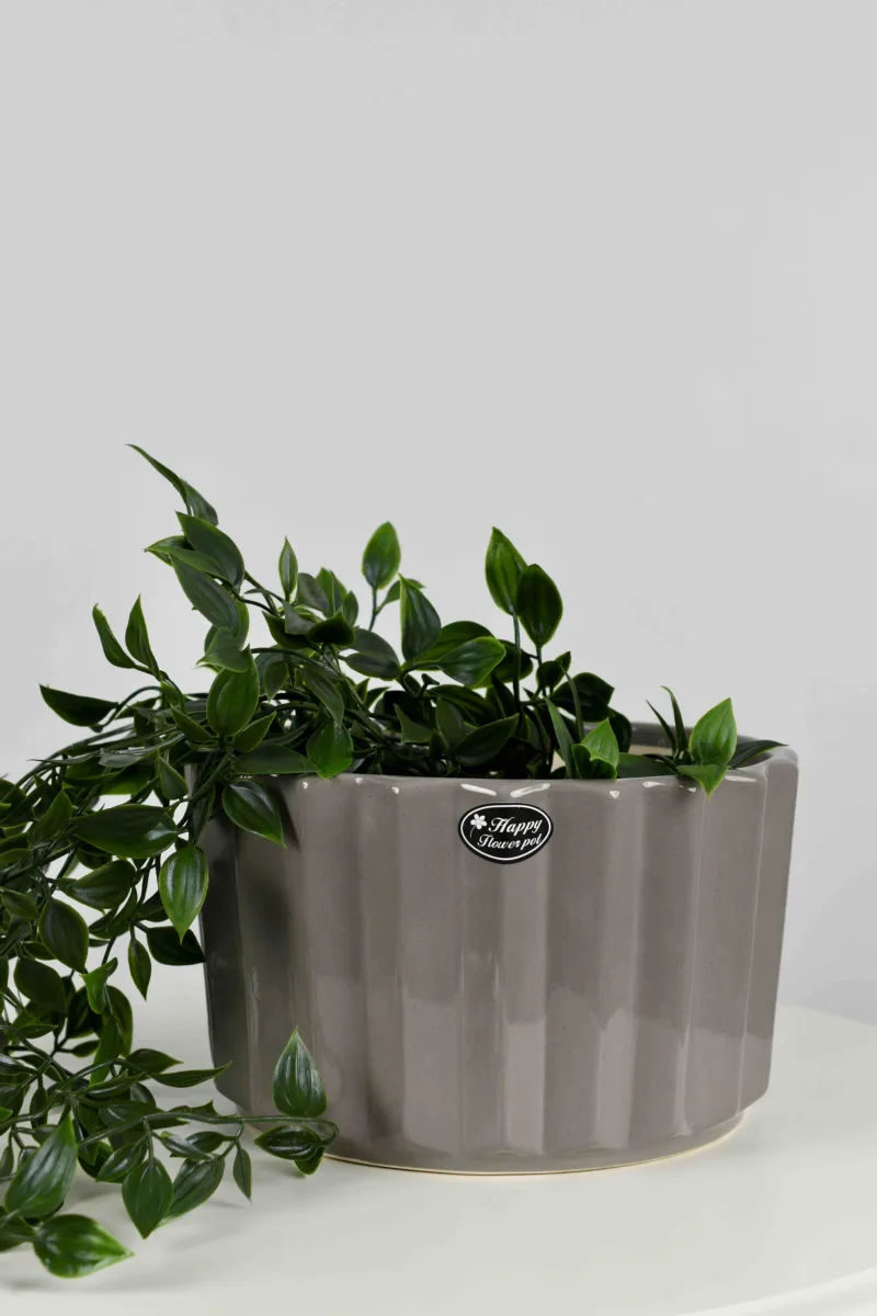 Classic Ceramic Planter — 5" Dia × 4.5" Height — Primary View