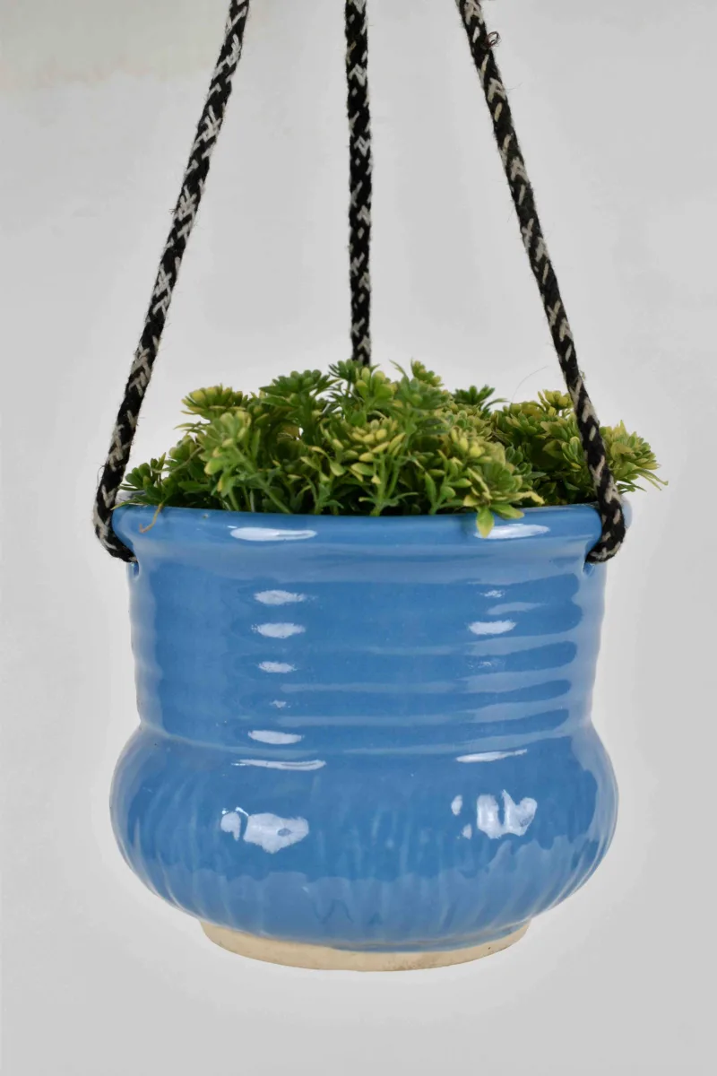Classic Ceramic Planter — 8" Dia × 4" Height — Primary View