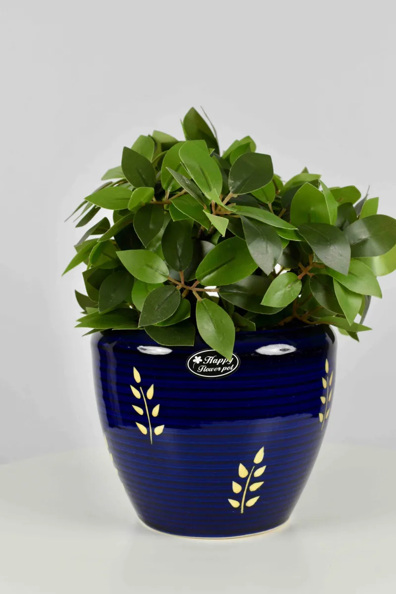 Classic Ceramic Planter — 4.5" Dia × 3.5" Height — Primary View