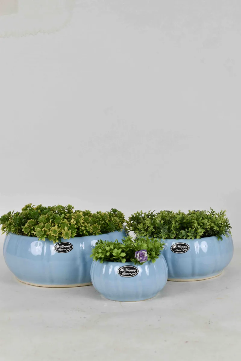 Classic Ceramic Planter Set of 3 (3" Dia) — Primary View
