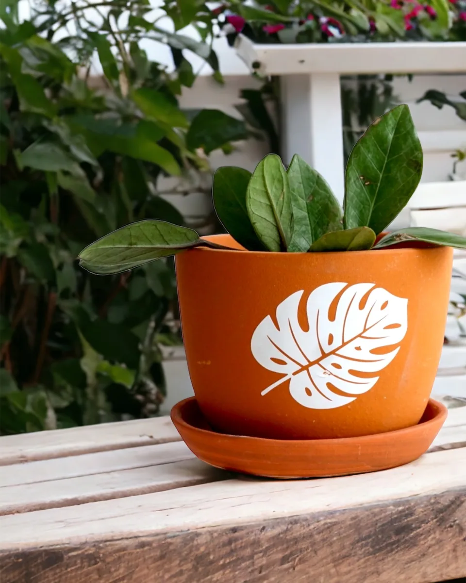 Classic Ceramic Planter — 4.5" Dia × 4.5" Height — Primary View