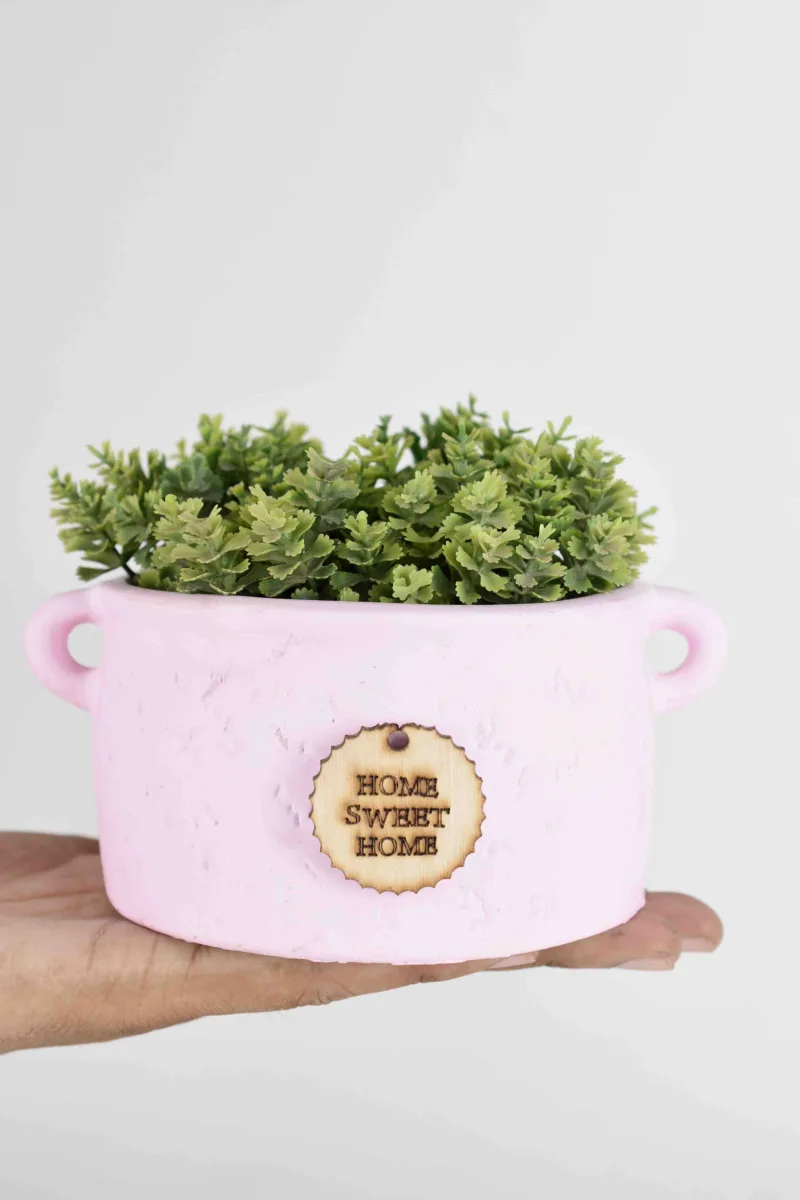Classic Ceramic Planter — 4.5" Dia × 0.5" Height — Primary View