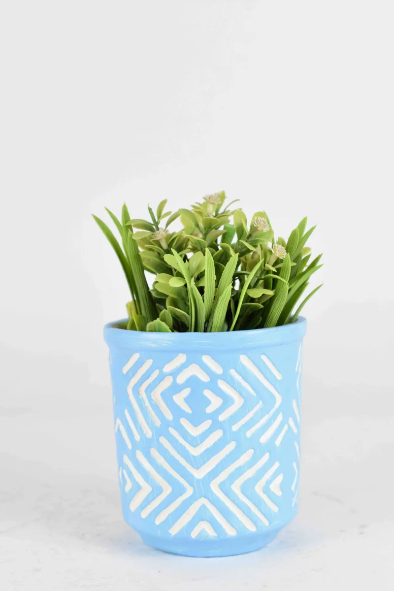 Classic Ceramic Planter Set of 2 (5.5" Dia × 10.5" Height) — Primary View