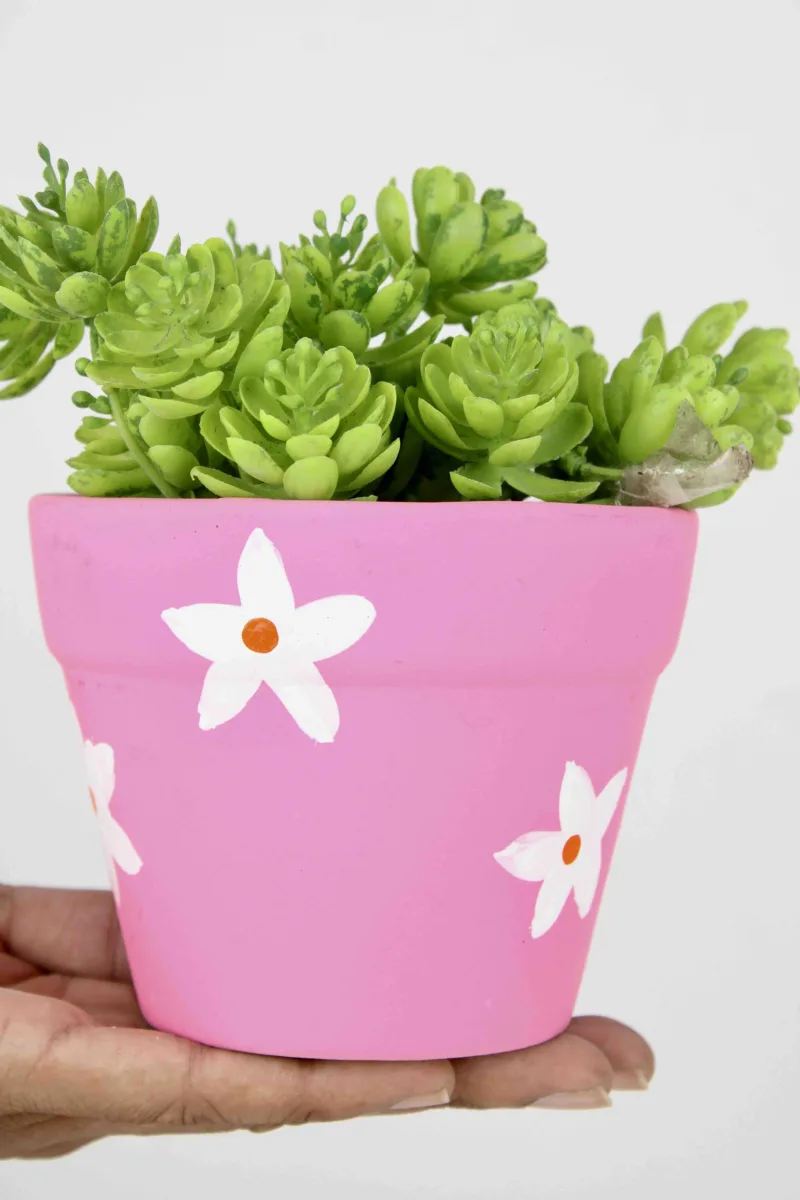 Classic Ceramic Planter — 7.5" Dia × 13" Height — Primary View