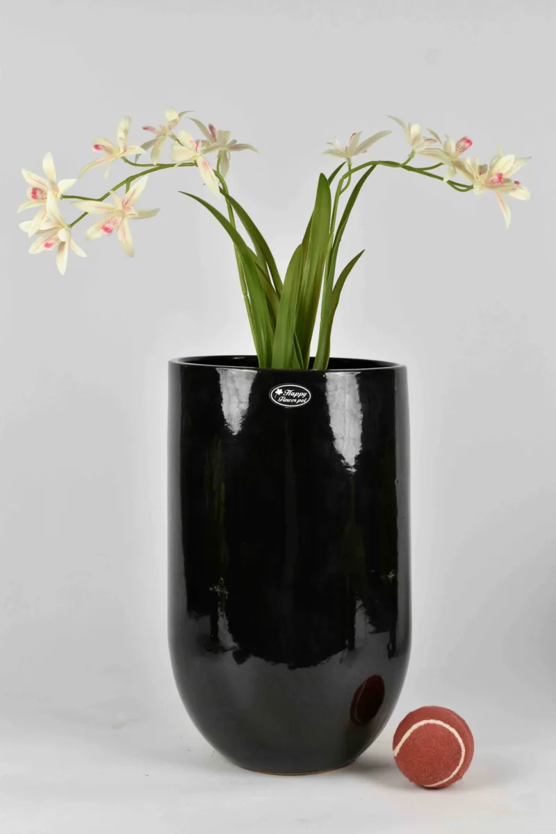 Classic Ceramic Planter — 6" Dia × 6" Height — Primary View