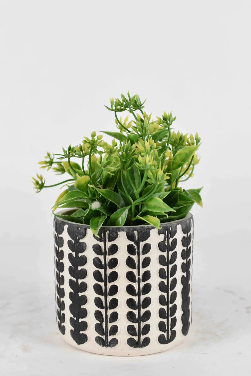 Classic Ceramic Planter — 5" Dia × 5" Height — Primary View