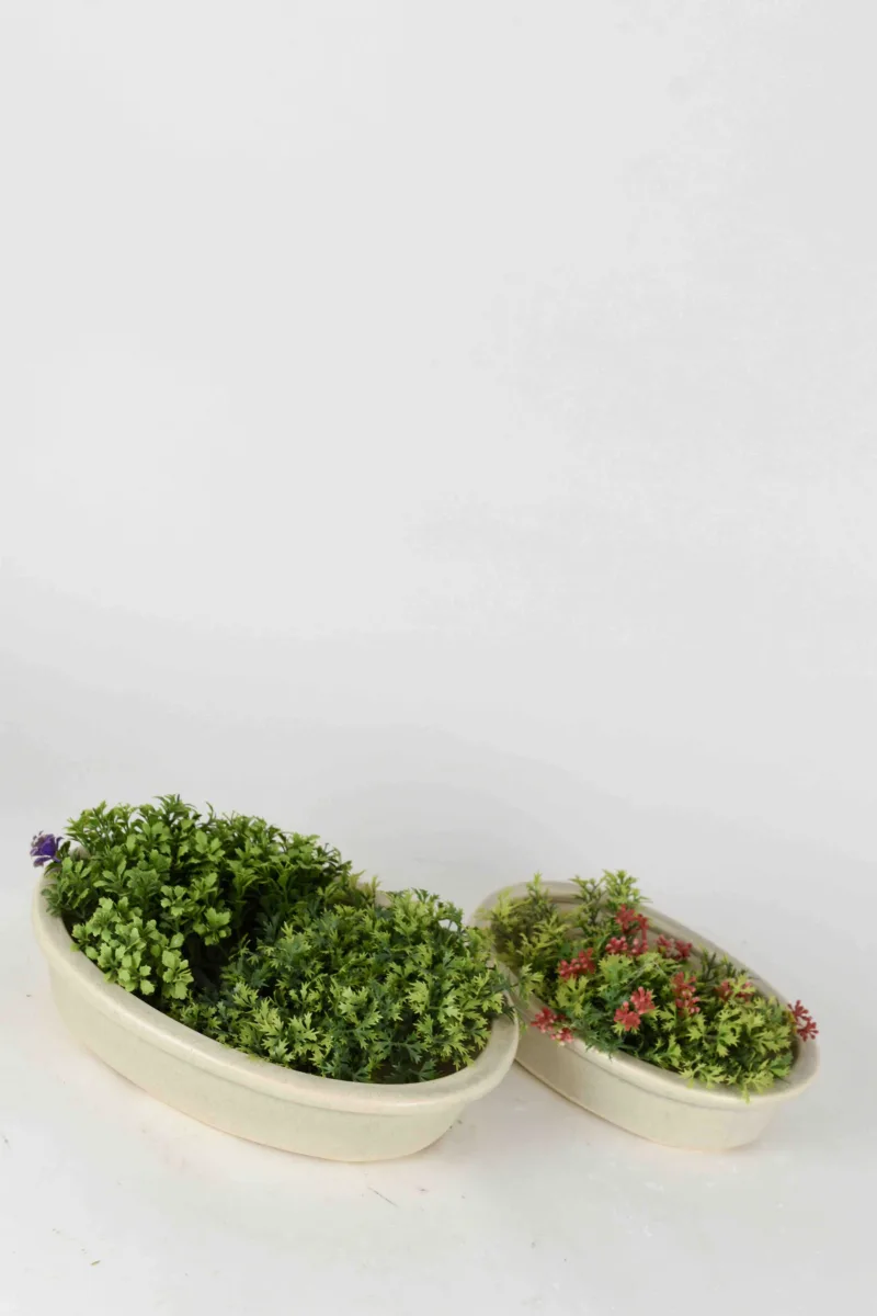 Classic Ceramic Planter — 5" Dia × 4.5" Height — Primary View