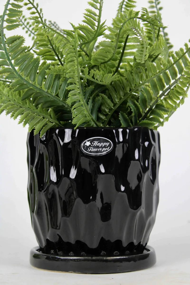 Classic Ceramic Planter — 4.5" Dia × 5.5" Height — Primary View