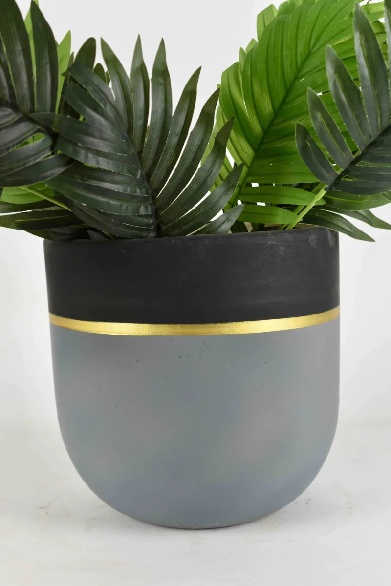Classic Ceramic Planter — 5" Dia × 5" Height — Primary View