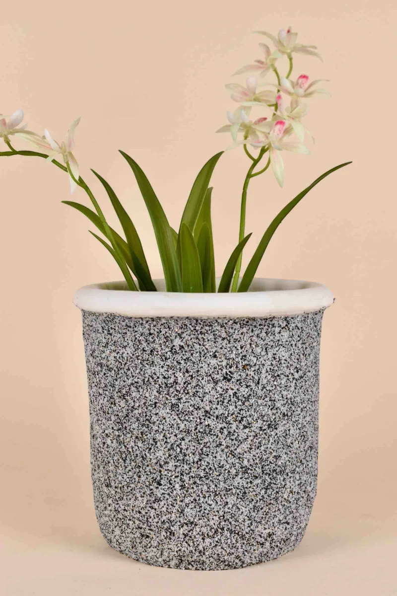 Classic Ceramic Planter — 7" Dia × 5" Height — Primary View