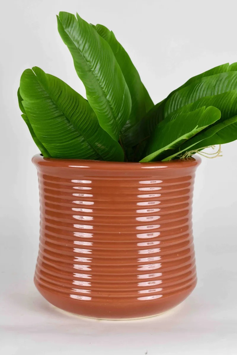 Classic Ceramic Planter — 4.5" Dia × 4.5" Height — Primary View