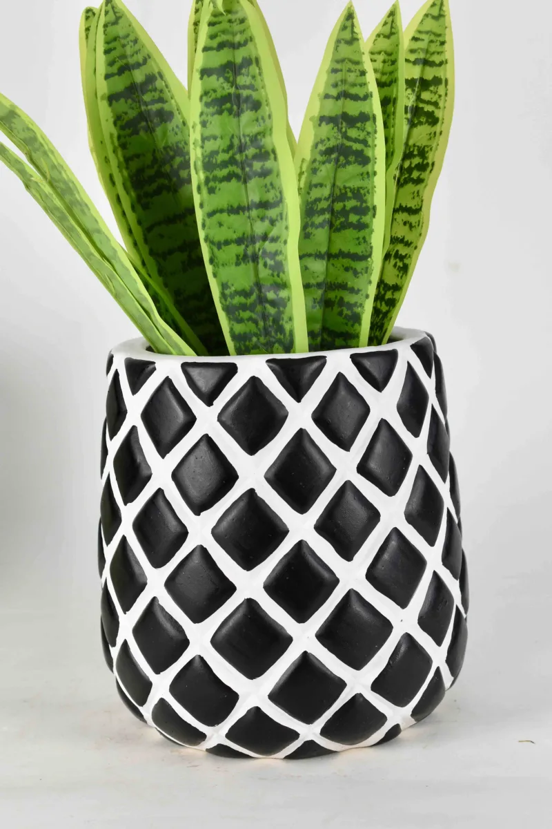Classic Ceramic Planter — 5" Dia × 5.5" Height — Primary View