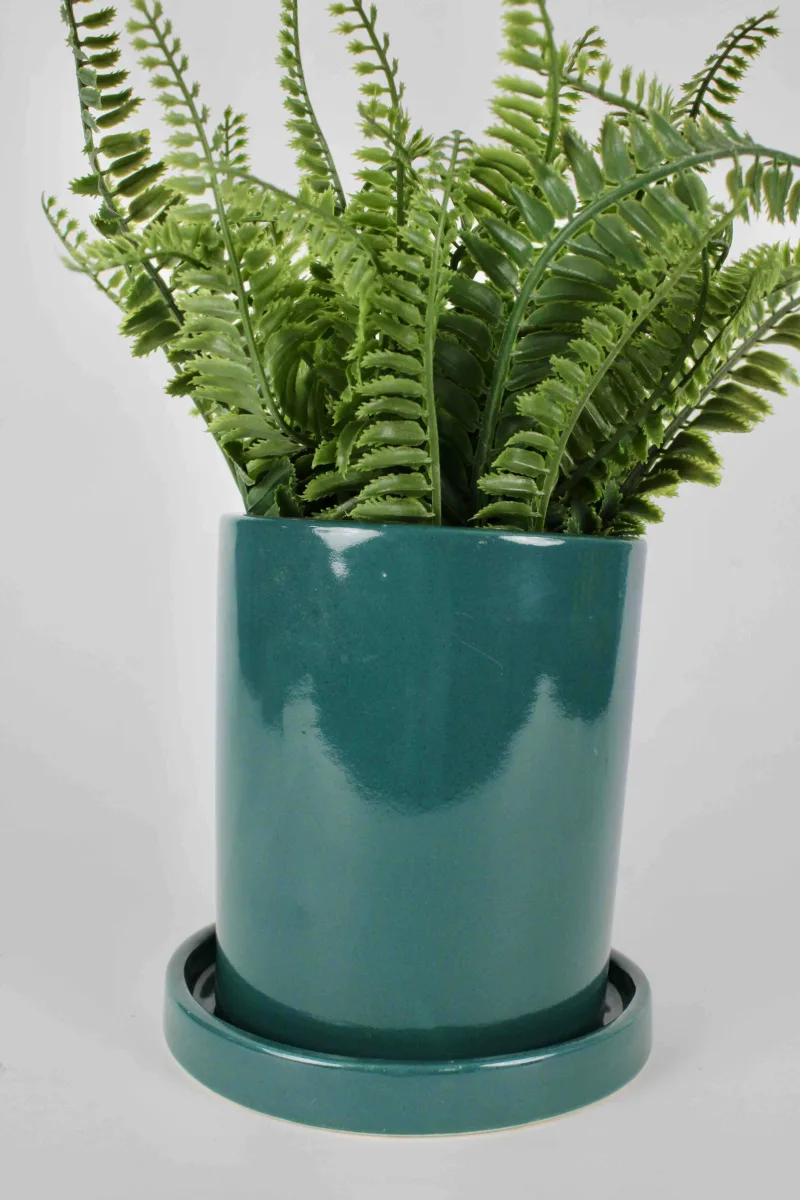 Classic Ceramic Planter — 4" Dia × 3.5" Height — Primary View