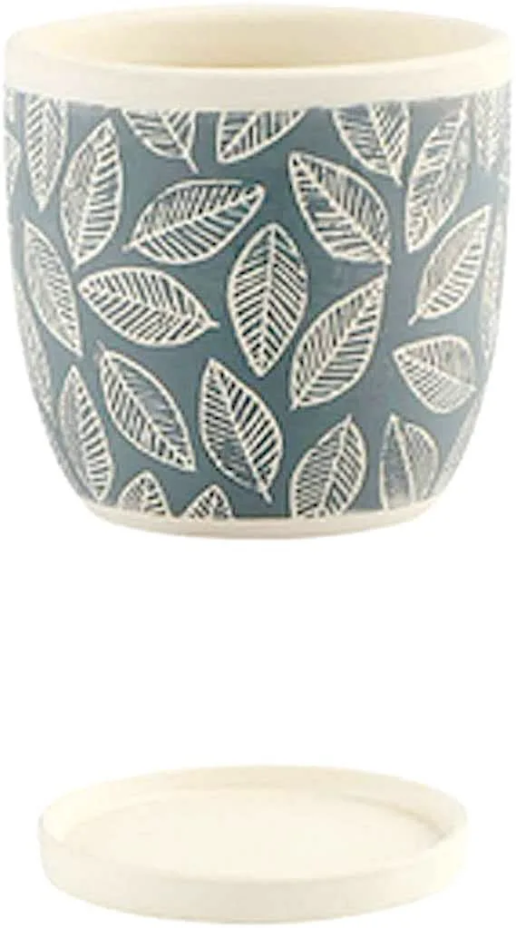Classic Ceramic Planter — 5" Dia × 4" Height — Primary View
