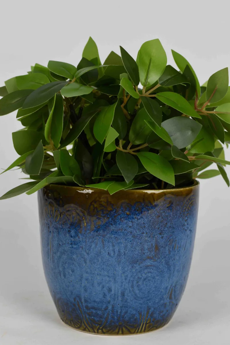 Classic Ceramic Planter — 7" Dia × 6" Height — Primary View