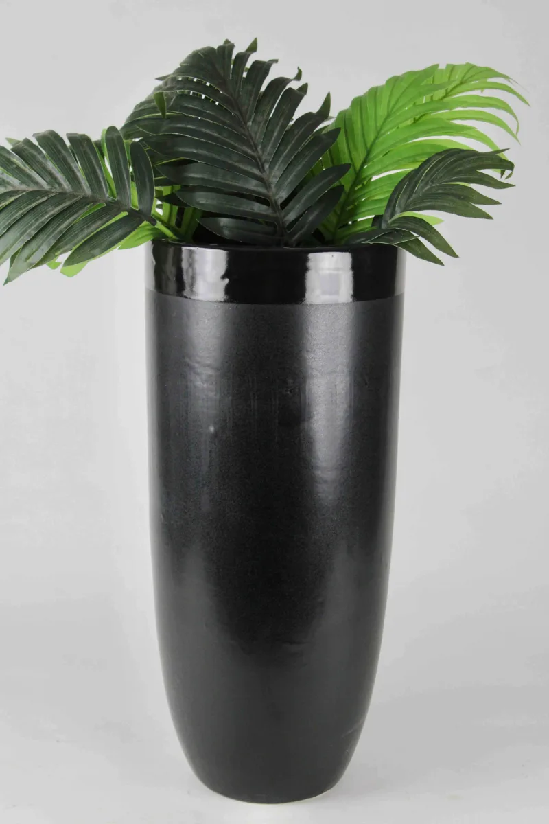 Classic Ceramic Planter — 10" Dia × 6.5" Height — Primary View