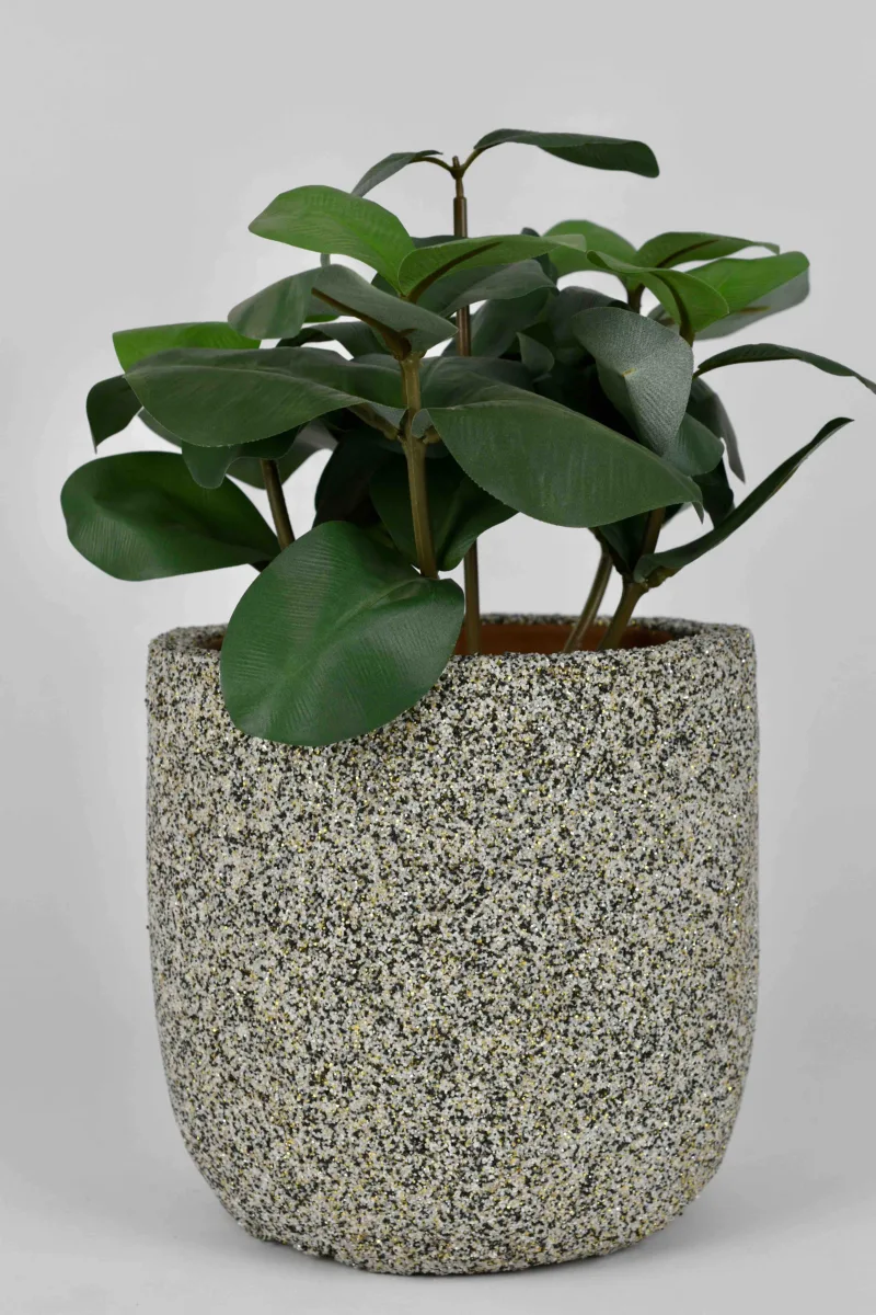 Classic Ceramic Planter — 4" Dia × 3.5" Height — Primary View