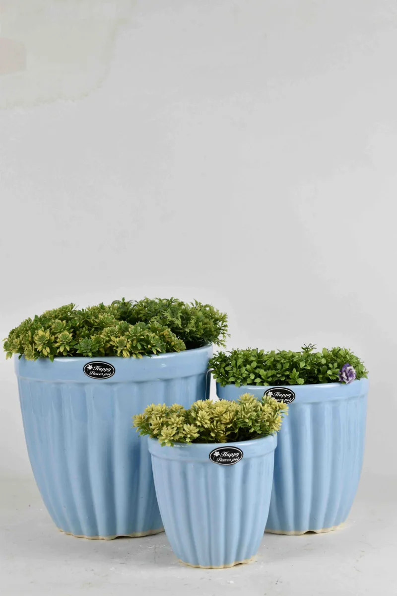 Classic Ceramic Planter — 4.5" Dia × 4.5" Height — Primary View