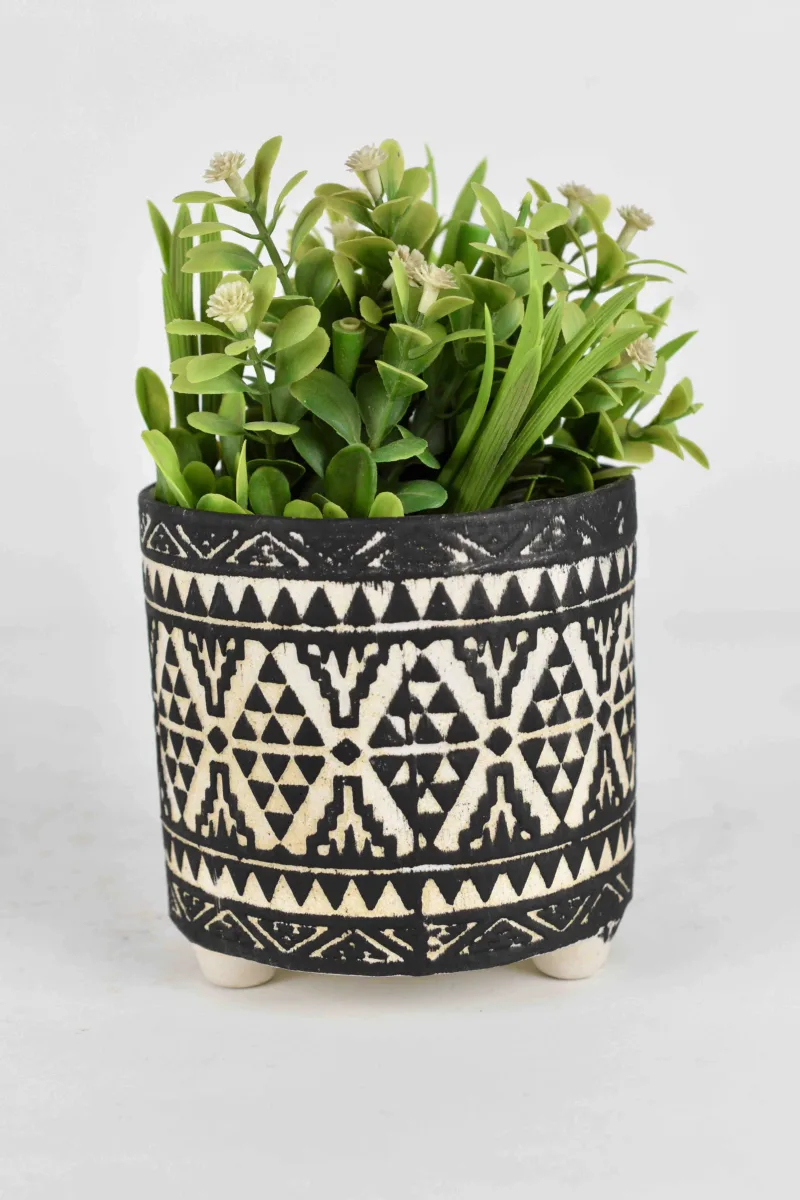 Classic Ceramic Planter — 5.5" Dia × 5.5" Height — Primary View