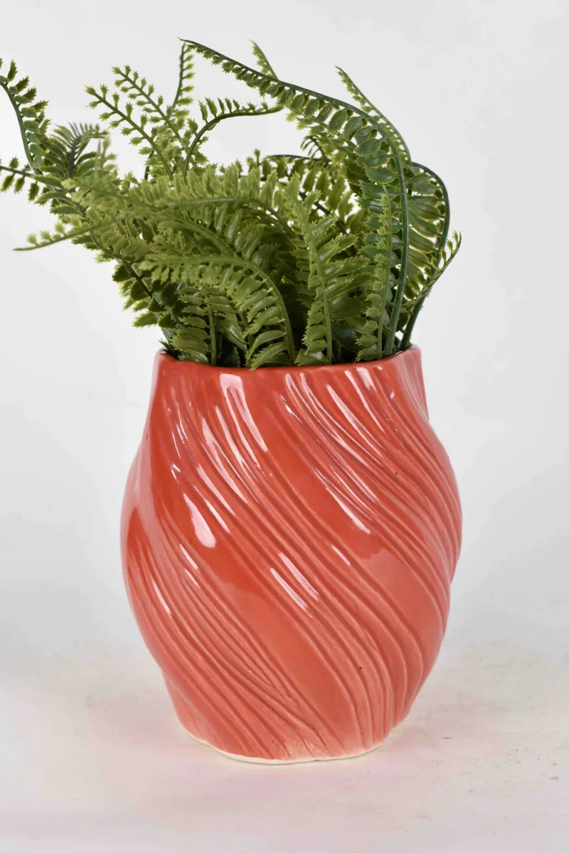 Classic Ceramic Planter — 4.5" Dia × 4" Height — Primary View