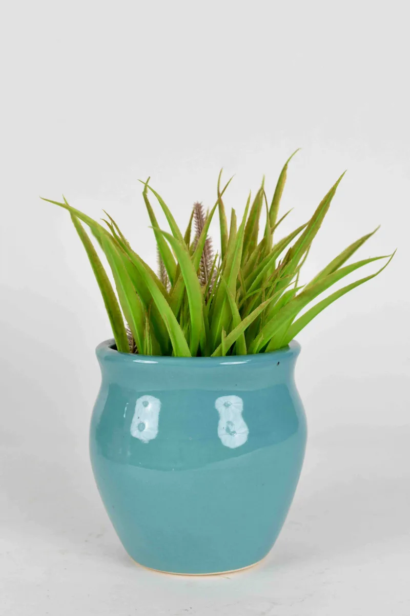 Classic Ceramic Planter — 6" Dia × 4" Height — Primary View