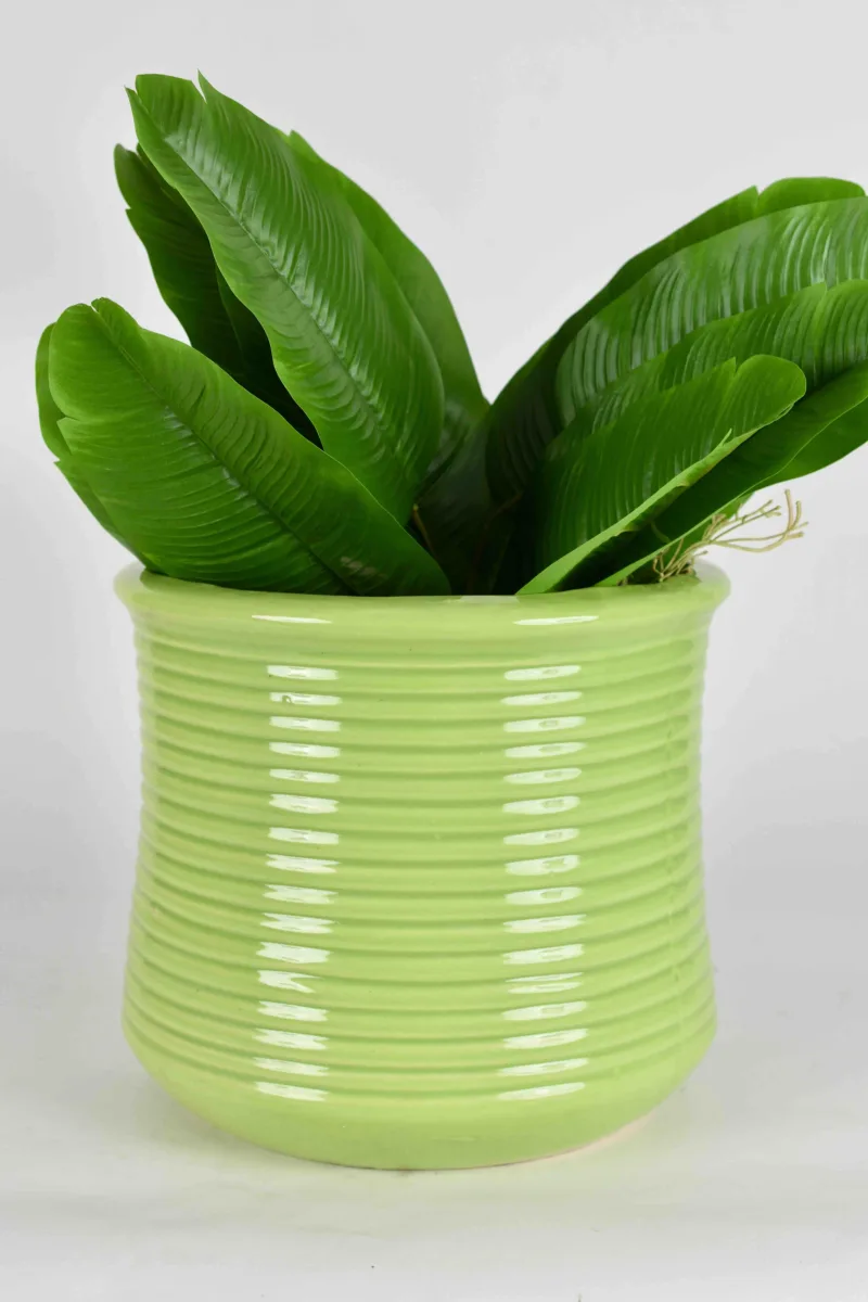 Classic Ceramic Planter — 4.5" Dia × 4" Height — Primary View