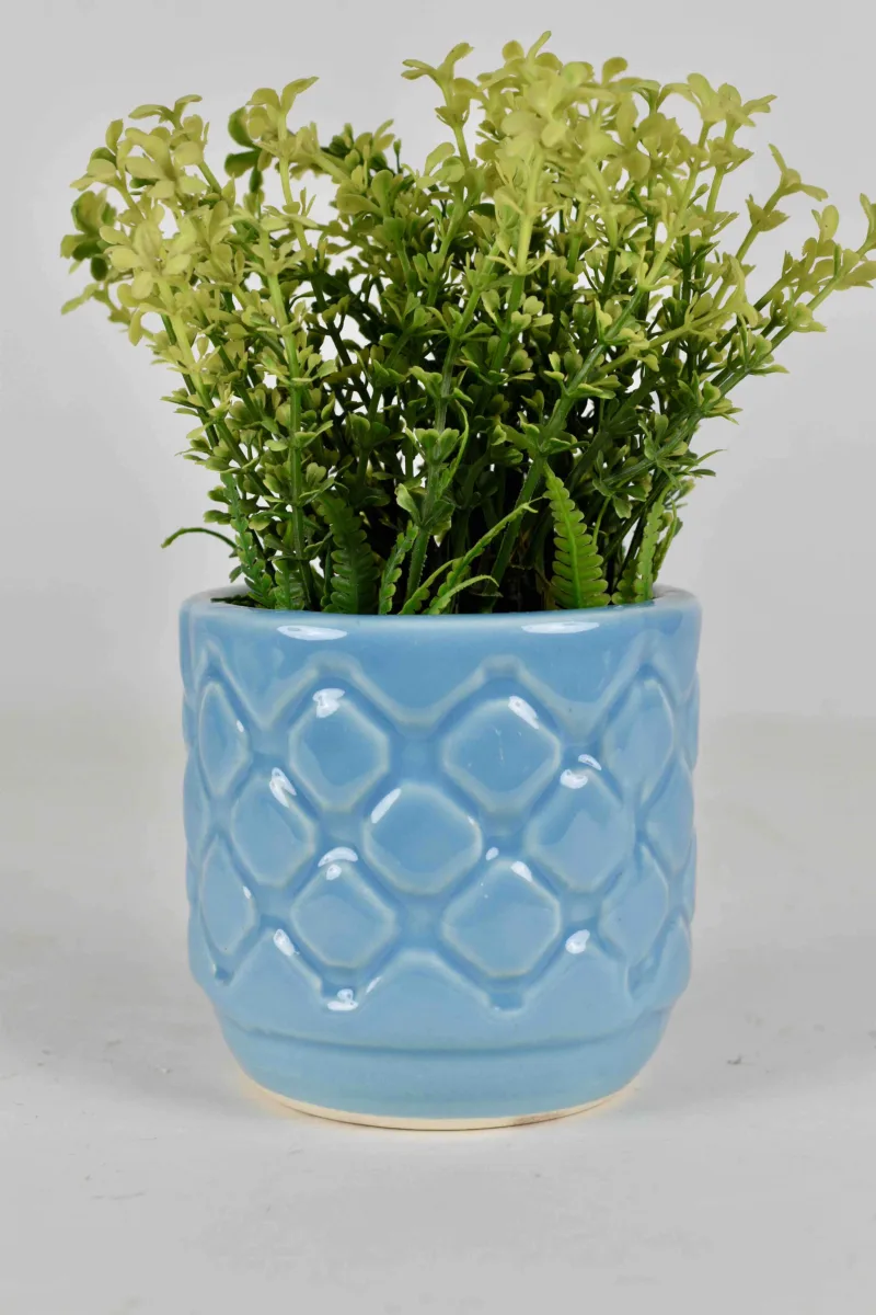 Classic Ceramic Planter — 12" Dia × 10" Height — Primary View
