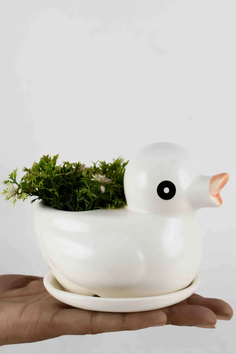 Classic Ceramic Planter — 7.5" Dia × 7.5" Height — Primary View