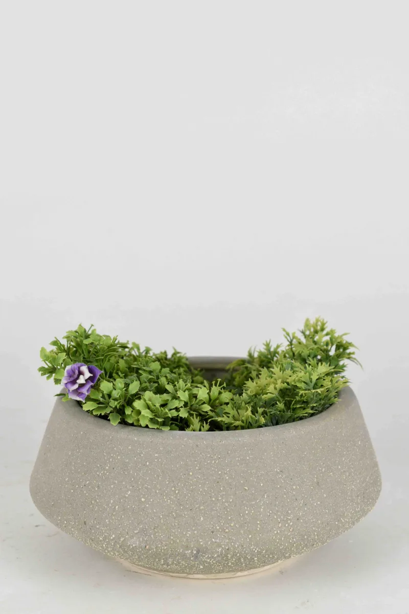 Classic Ceramic Planter — 4.5" Dia × 4" Height — Primary View