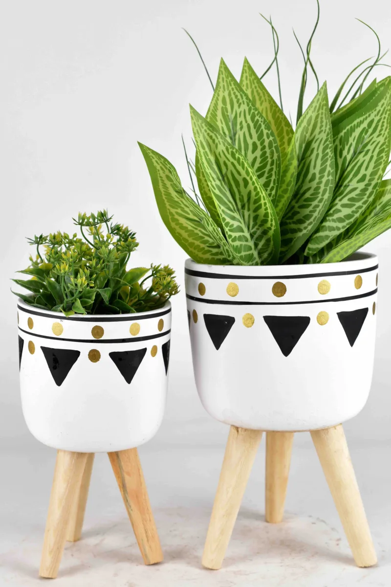 Classic Ceramic Planter Set of 3 (3" Dia) — Primary View