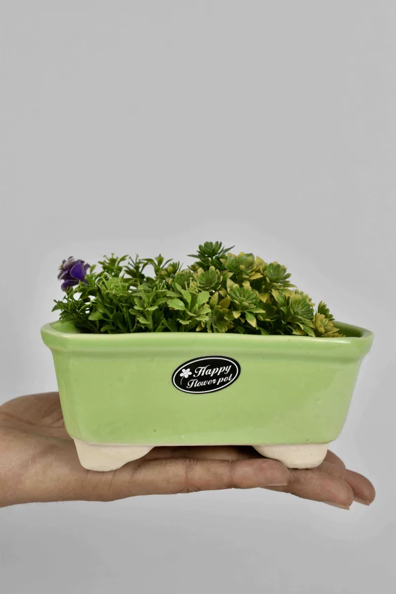 Classic Ceramic Planter — 11" Dia × 10" Height — Primary View