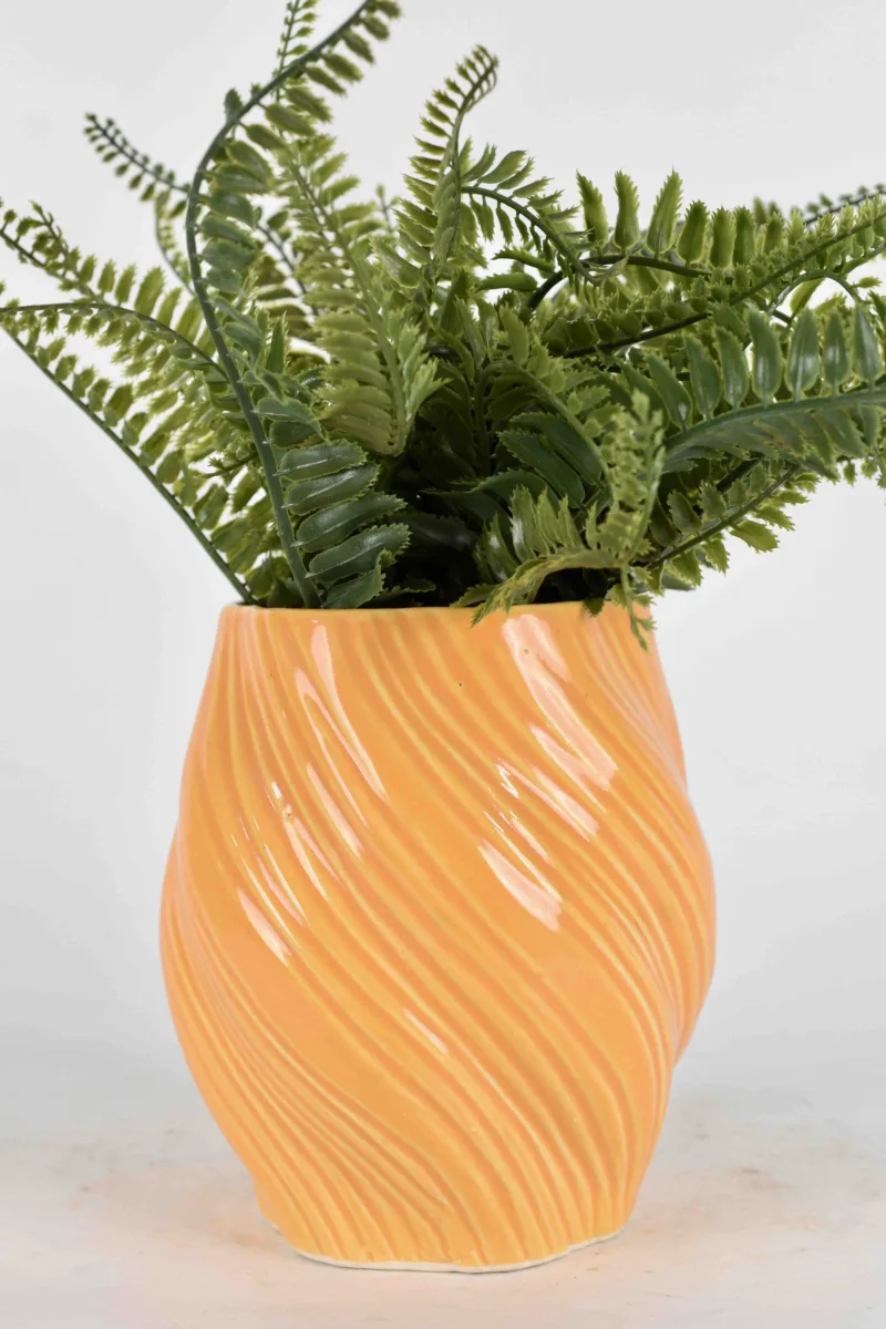 Classic Ceramic Planter — 13" Dia × 6.5" Height — Primary View