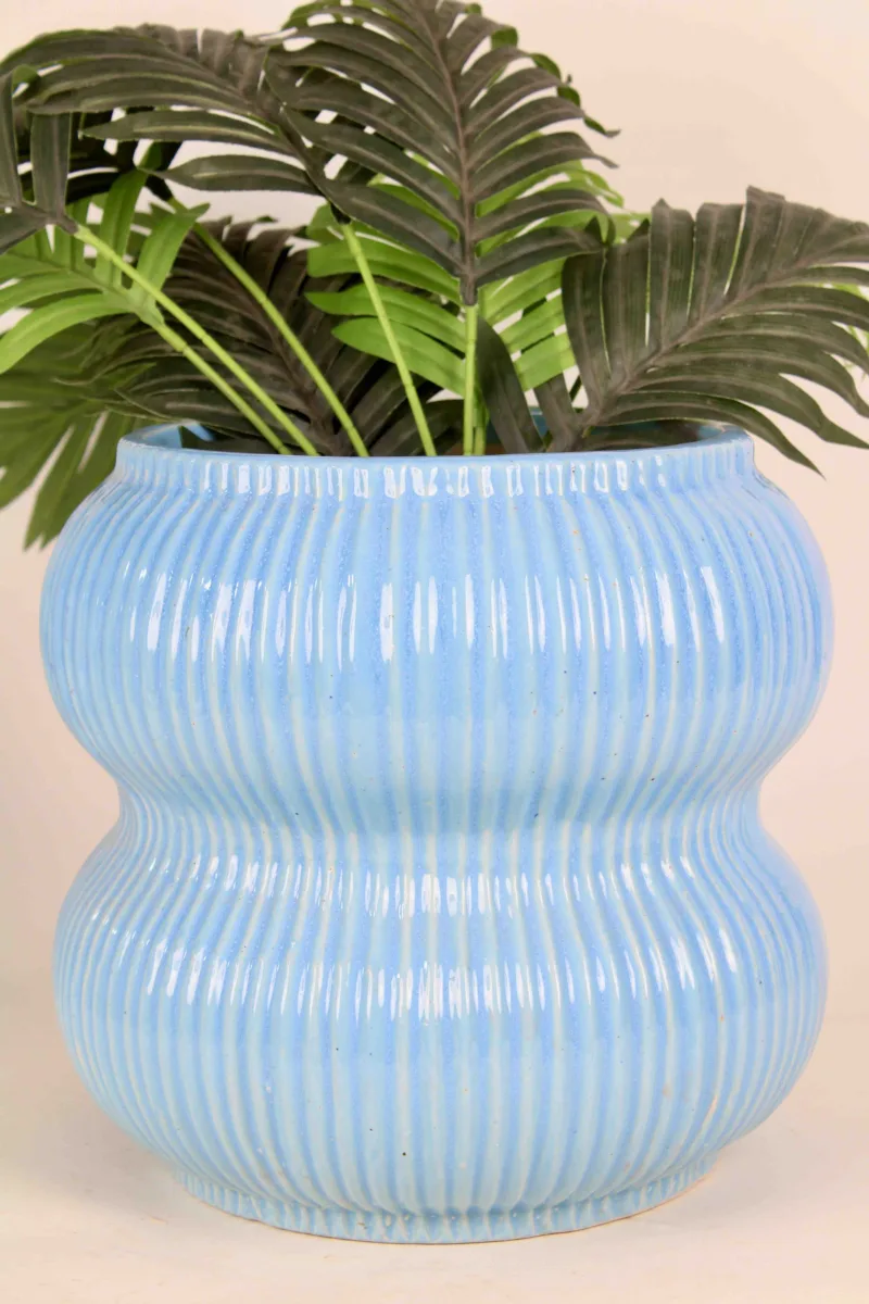 Classic Ceramic Planter — 4" Dia × 4" Height — Primary View