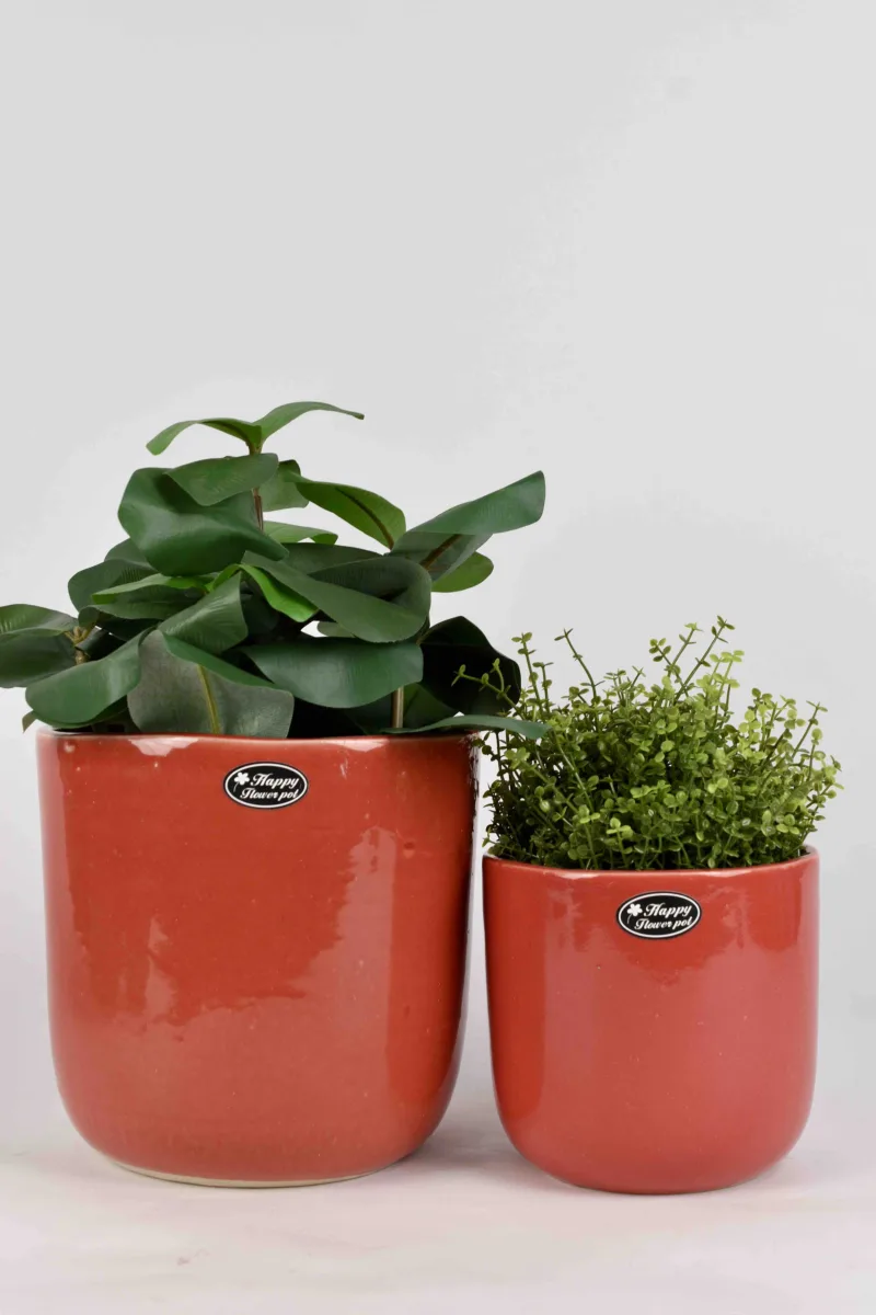 Classic Ceramic Planter — 7.5" Dia × 5" Height — Primary View
