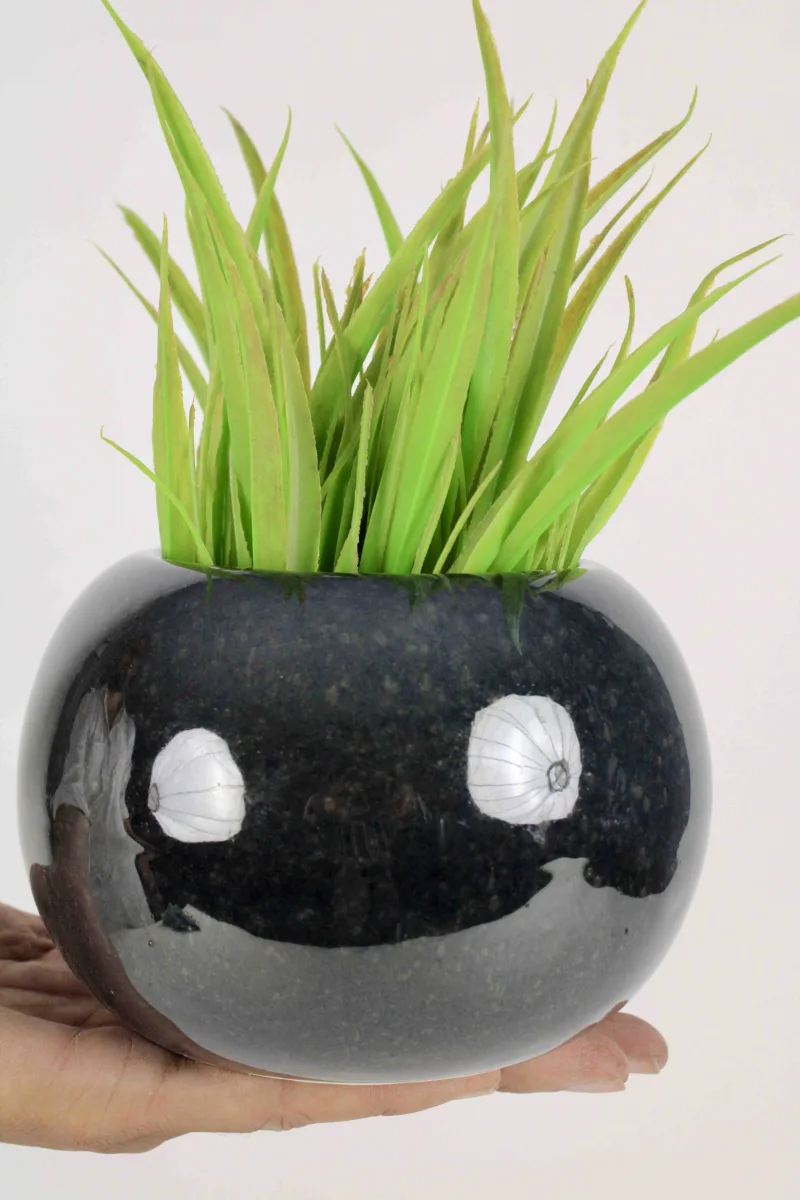 Classic Ceramic Planter — 3.5" Dia × 4" Height — Primary View