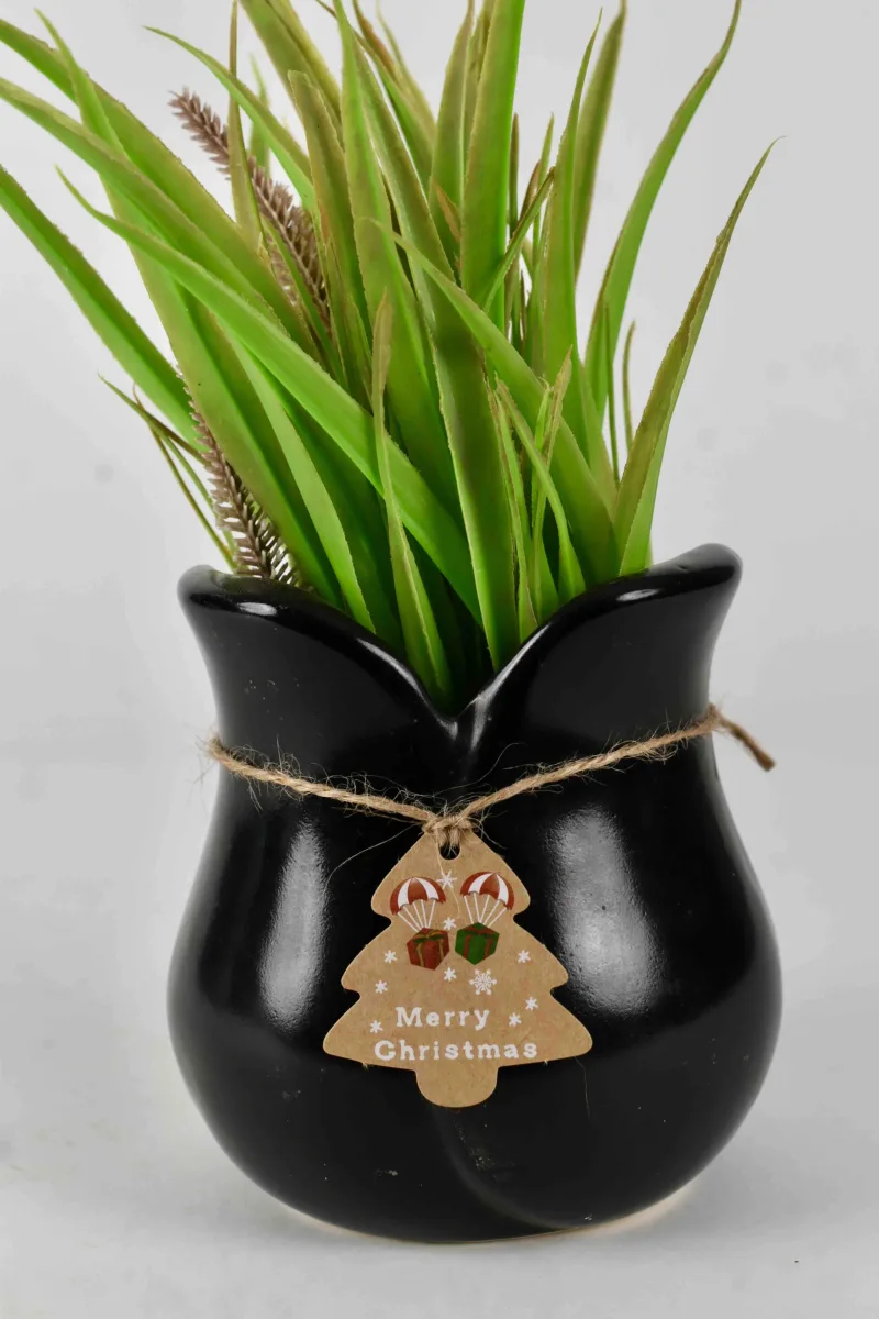 Classic Ceramic Planter — 11" Dia × 10" Height — Primary View