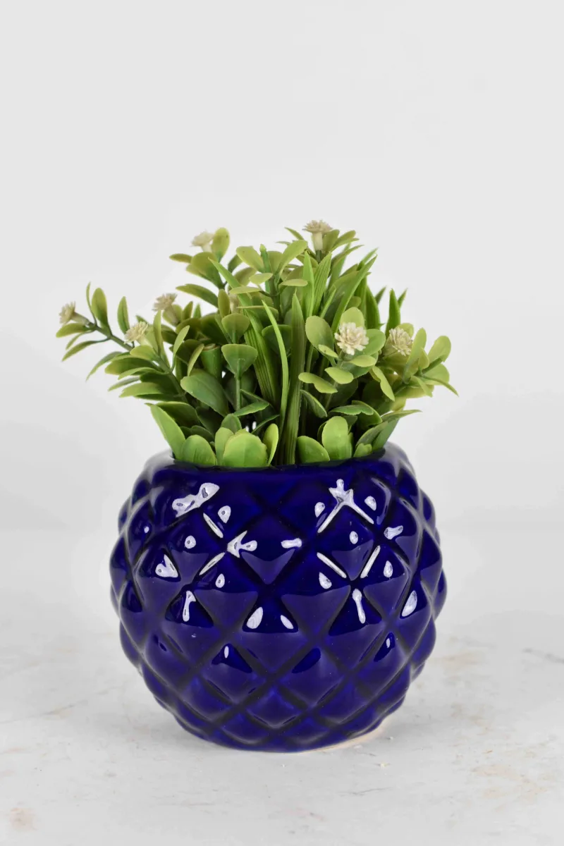 Classic Ceramic Planter — 7" Dia × 5.5" Height — Primary View