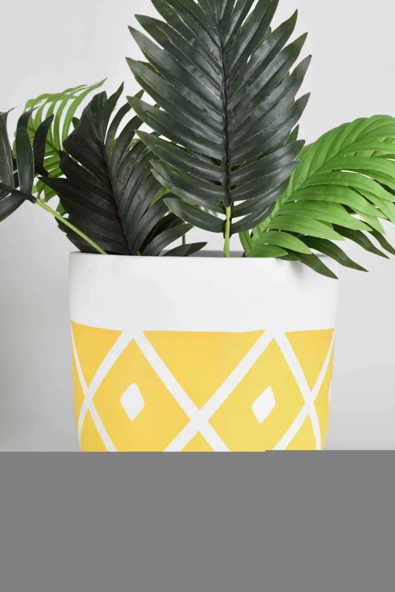 Classic Ceramic Planter — 9" Dia × 4" Height — Primary View
