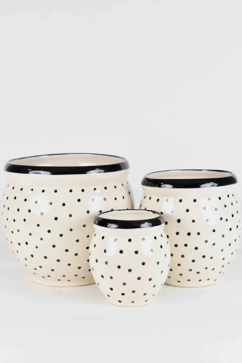 Classic Ceramic Planter Set of 2 (2" Dia) — Primary View
