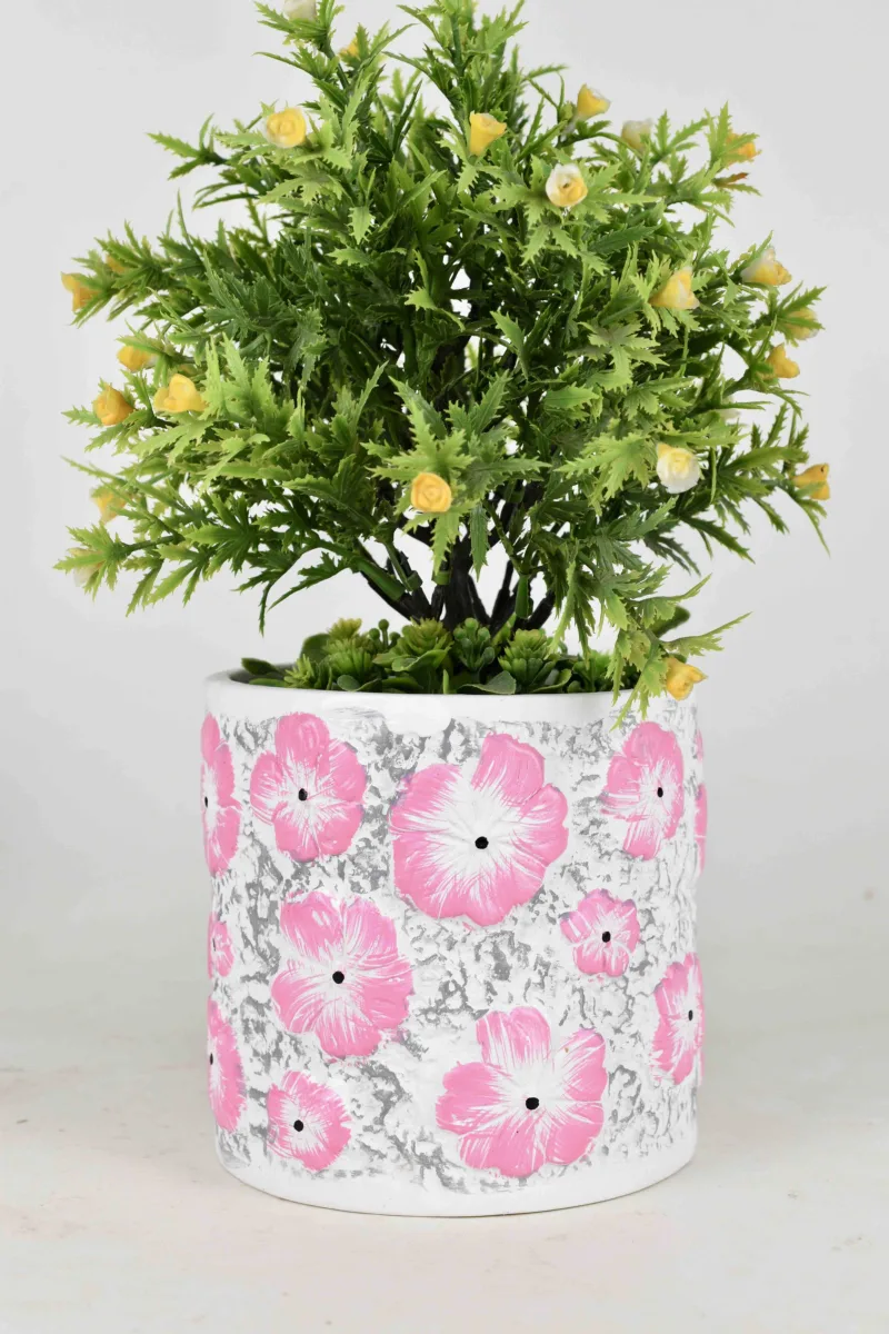 Classic Ceramic Planter — 5" Dia × 5" Height — Primary View