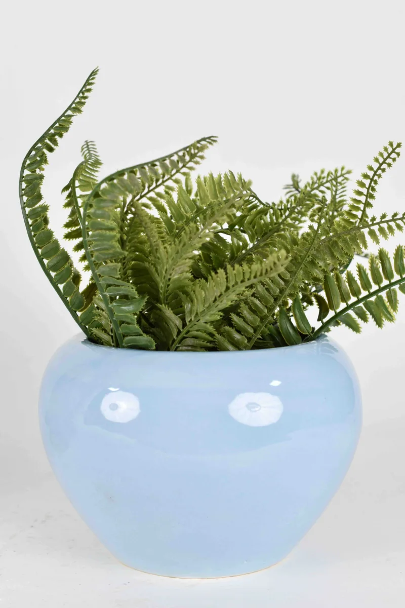 Classic Ceramic Planter — 6" Dia × 7" Height — Primary View