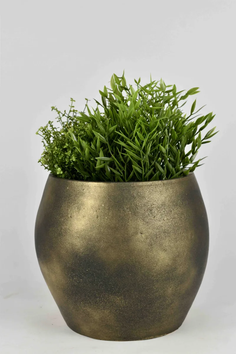 Classic Ceramic Planter — 5.5" Dia × 5" Height — Primary View