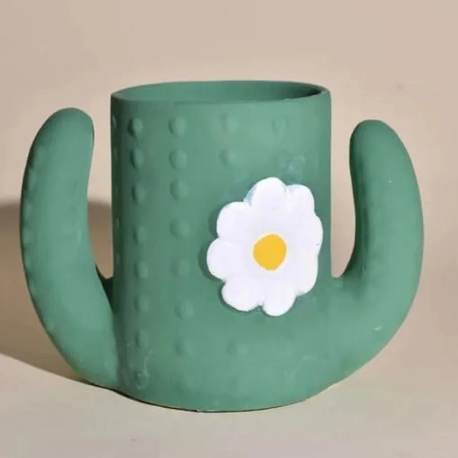 Classic Ceramic Planter — 4.5" Dia × 0.5" Height — Primary View