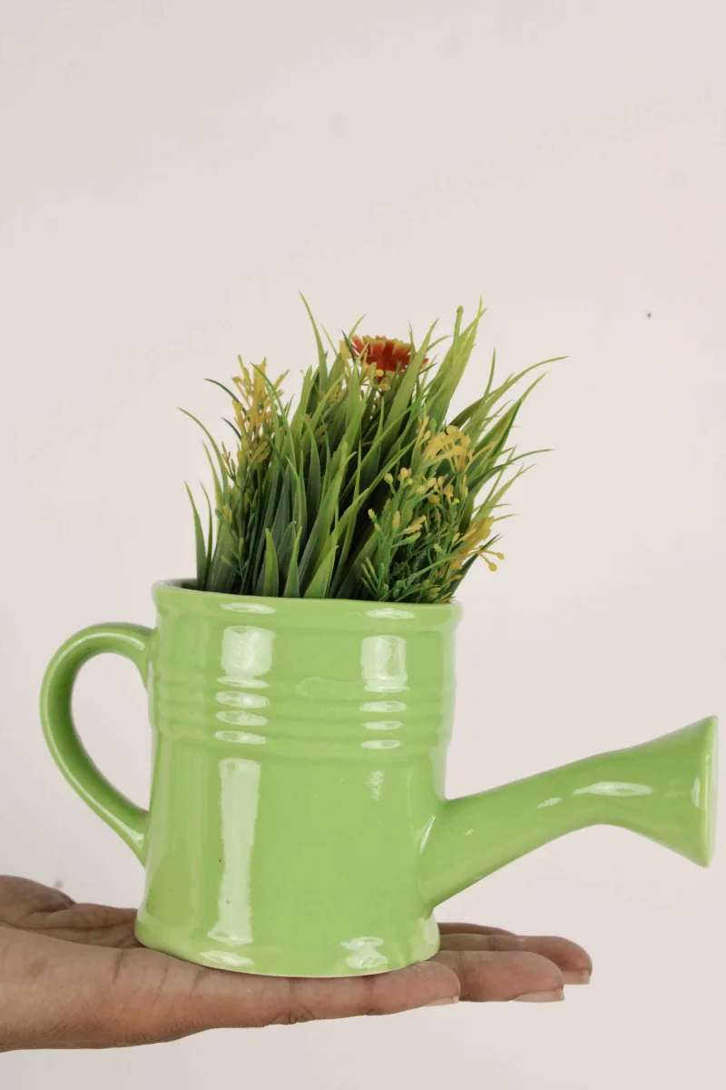 Classic Ceramic Planter — 4" Dia × 3" Height — Primary View