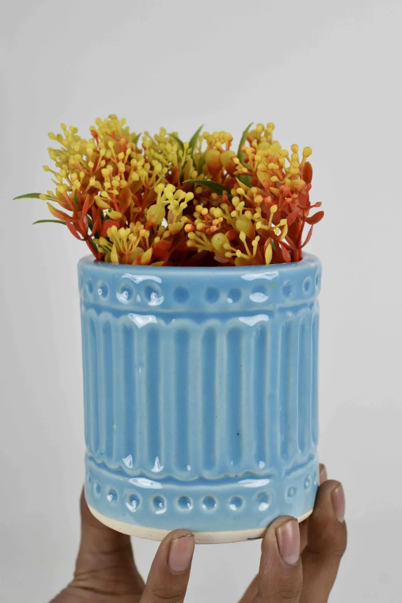Classic Ceramic Planter — 3.5" Dia × 3.5" Height — Primary View