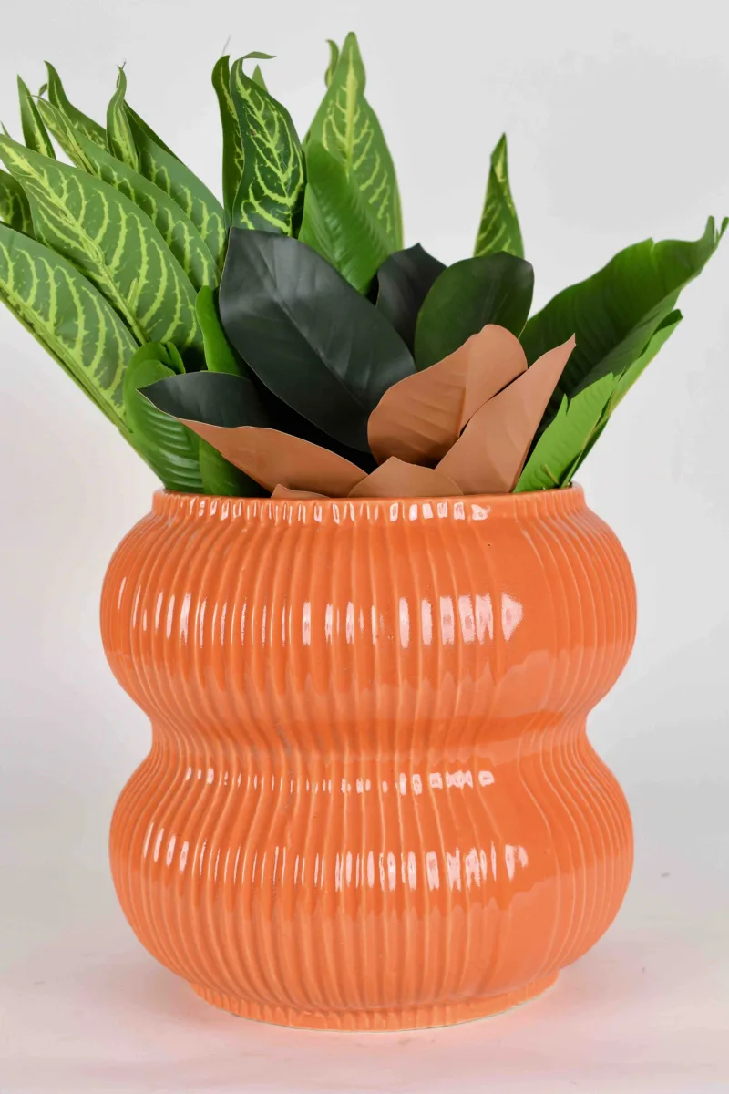 Classic Ceramic Planter — 3" Dia × 3" Height — Primary View