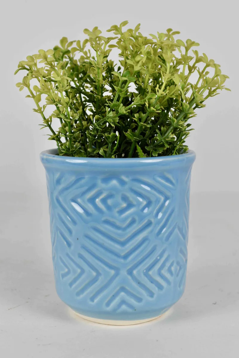 Classic Ceramic Planter — 5.5" Dia × 4" Height — Primary View