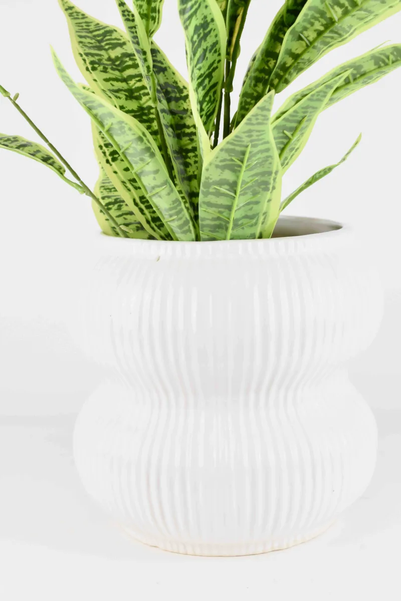Classic Ceramic Planter — 3.5" Dia × 3.5" Height — Primary View
