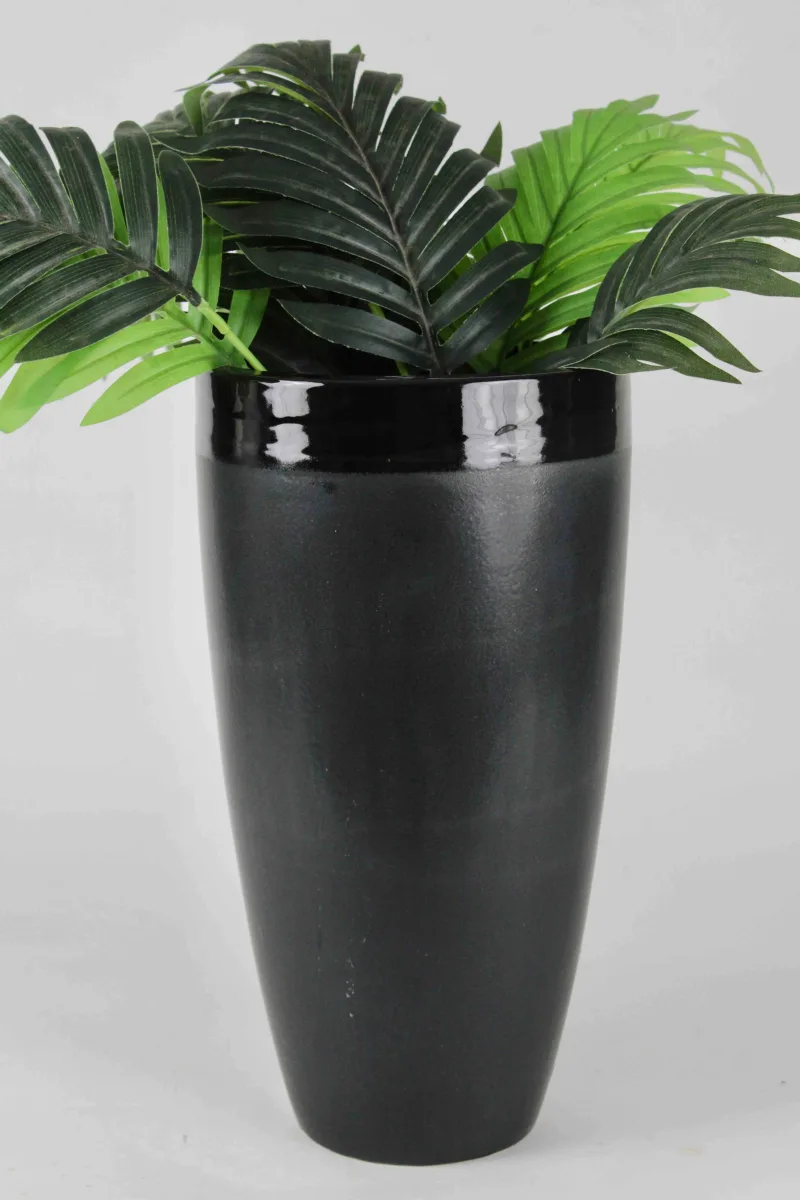 Classic Ceramic Planter — 5" Dia × 10" Height — Primary View